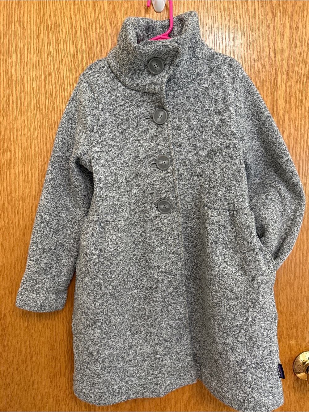 Patagonia Girls Better Sweater Coat Gray Size S( 7-8)